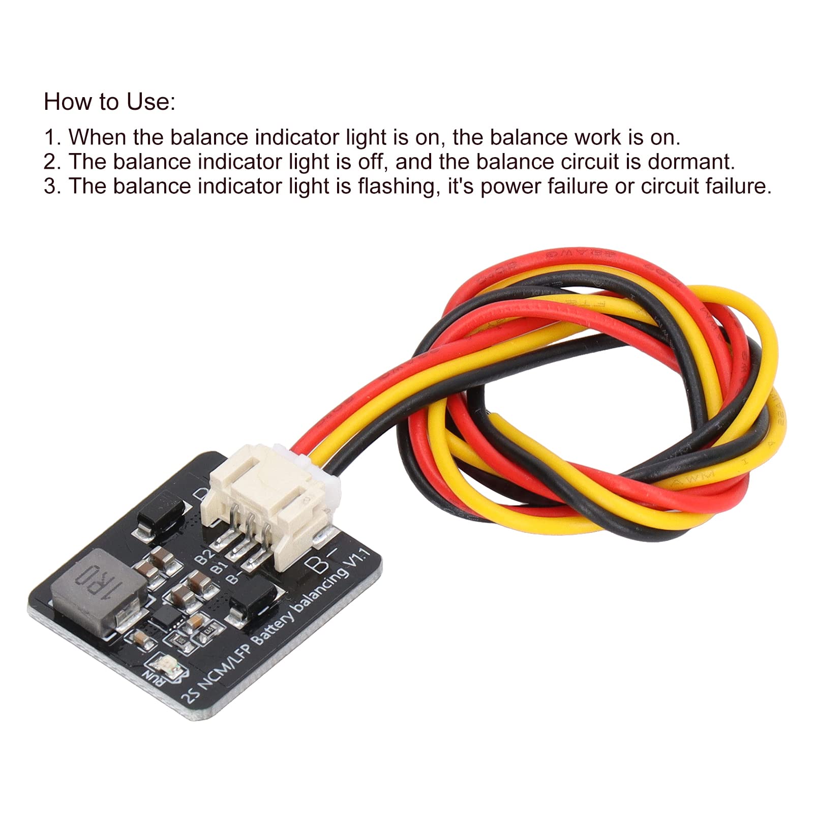 2S Active Equalizer, Universal Li Ion Cell Balancer Balance Board, Whole Group Balancer Li-ion Lipo LiFePO4 Lithium Active Battery Energy Transfer Equalization Capacitor
