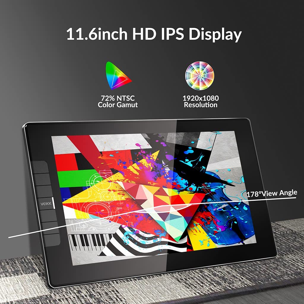 Veikk graphics tablet VK1200 LCD