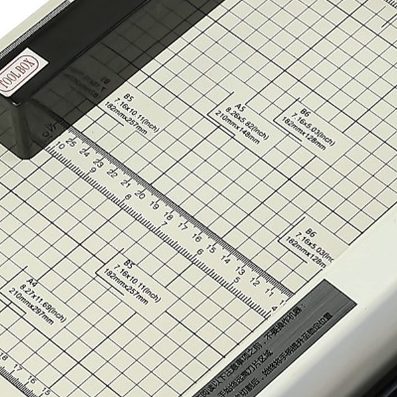 ViaGasaFamido A4 A4 Macchina di Taglio della Carta Impilata Il Trimmer di Carta Pesante a Leva del Trimmer per Misurazione Efficiente e Insegnanti/uffici, Materiale in Acciaio Inossidabile
