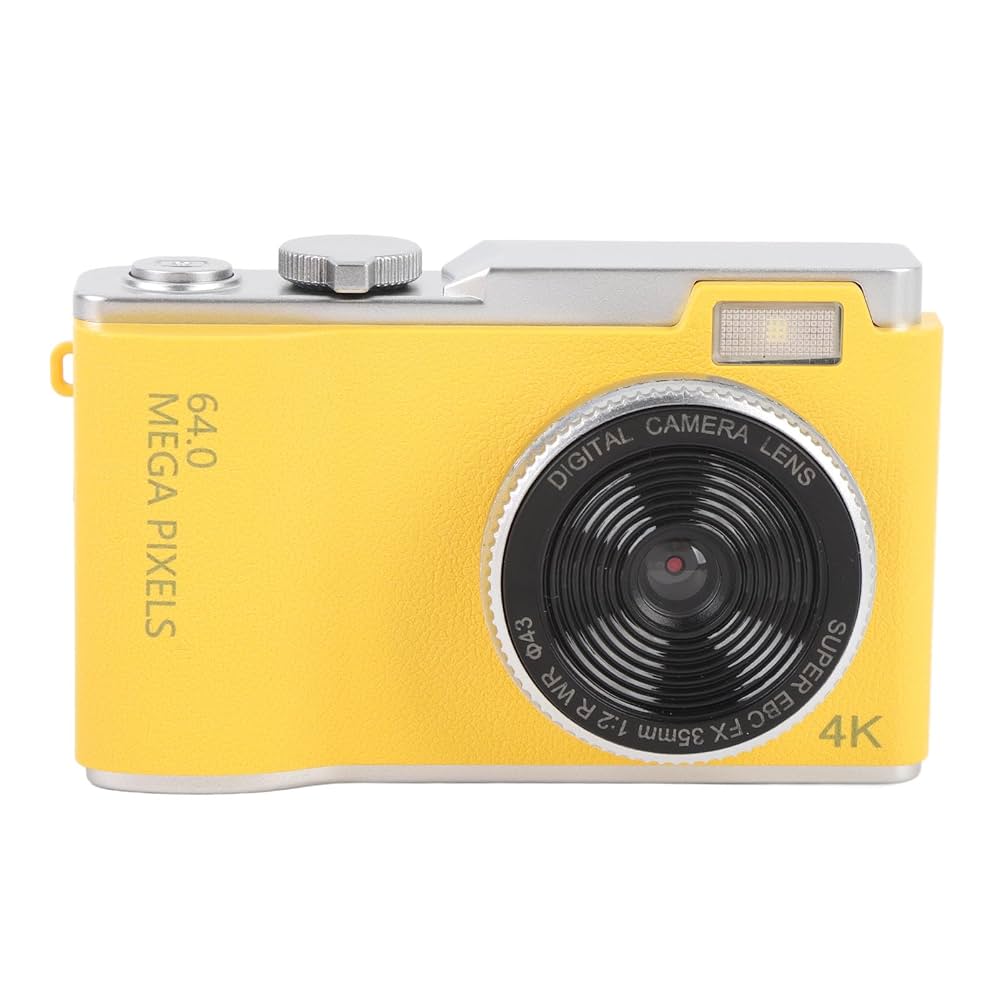 Amazon | 4K HDデジタルカメラ 64MP 2.4インチIPSカラー