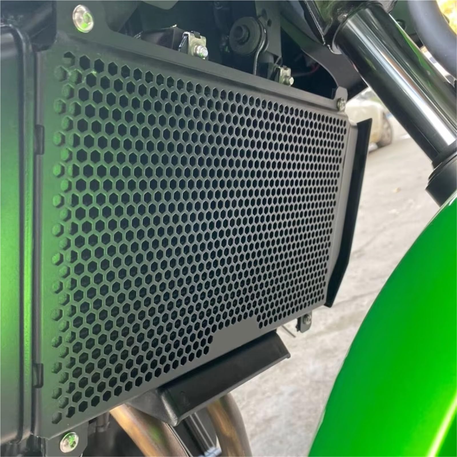 Moto Copri Radiatore Griglia Per Kawasaki Per Ninja 500 2024 2025 2026 Motociclo Copertura Della Griglia Radiatore | Accessori moto Copertura della griglia di protezione della protezione del radiatore