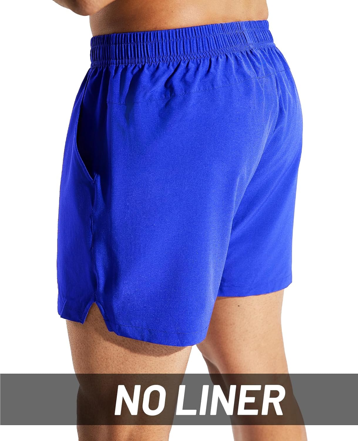 MIER Men's 5 Inch Running Athletic Shorts with Pockets Quick Dry Lightweight Gym Workout Shorts, Elastic Waist - Image 6