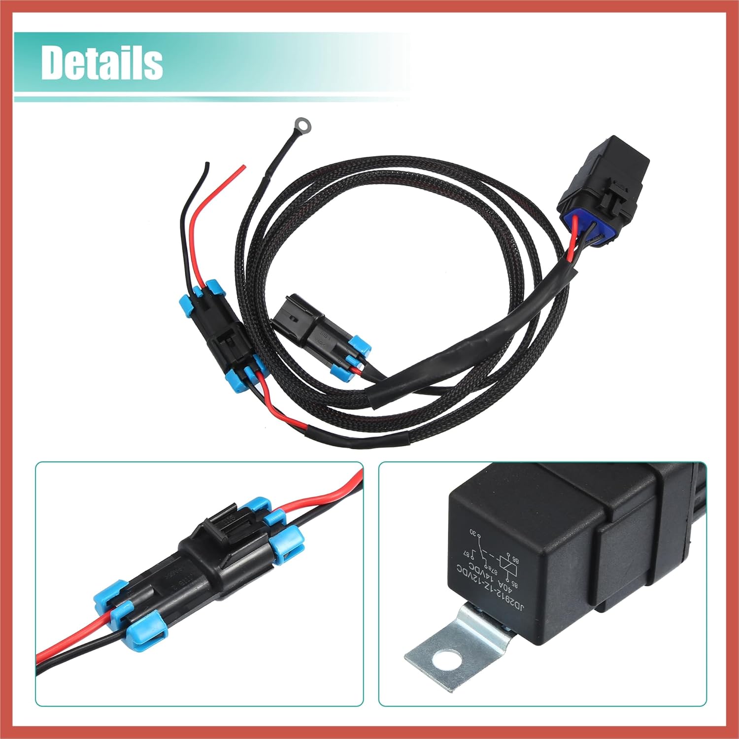 ACROPIX Back Up Reverse Light Wiring Harness Kit with Waterproof Relay for Polaris for Ranger 1000/ XP 1000 2018 2019 2020 2021 3-Seat and Crew Car Parts