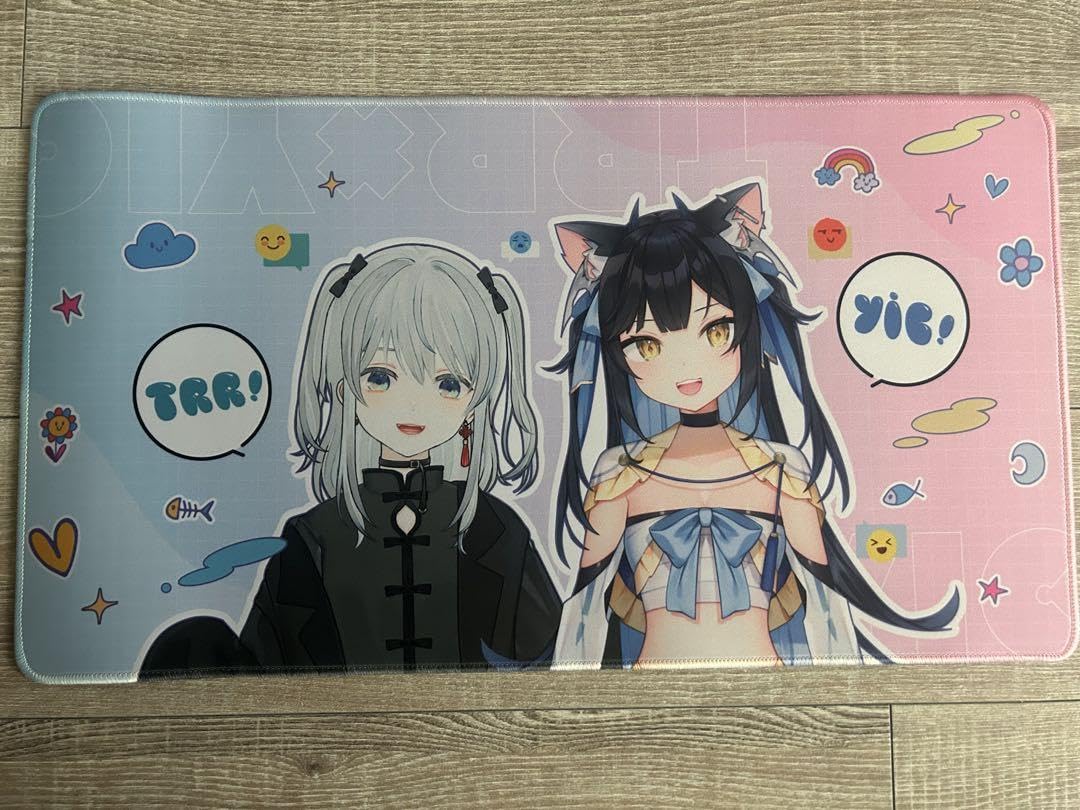 Amazon.co.jp: 猫麦とろろ 夜よいち デスクマット : 文房具・オフィス用品