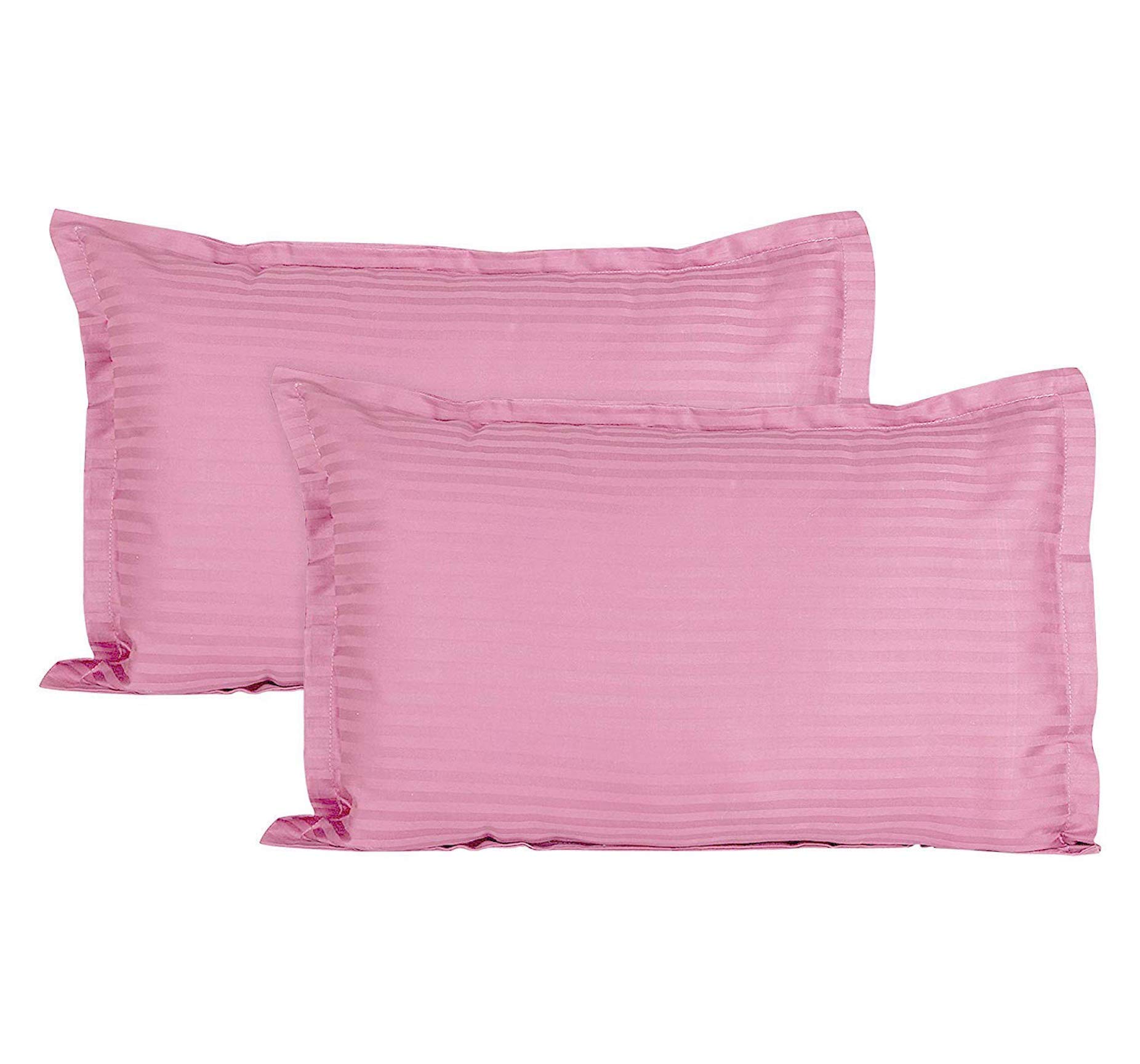 Home Elite Luxurious Sateen Striped Pillow Cover/Case Set (2 Pcs) 210 Thread Count - Light Pink (B0866XX1PL) Amazon Price History, Amazon Price Tracker