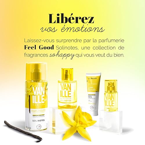 Miniatura 7 de SOLINOTES - Perfume de vainilla para mujer, Eau de Parfum, delicado aroma floral y relajante, fabricado en Francia, vegano, 1.7 onzas líquidas