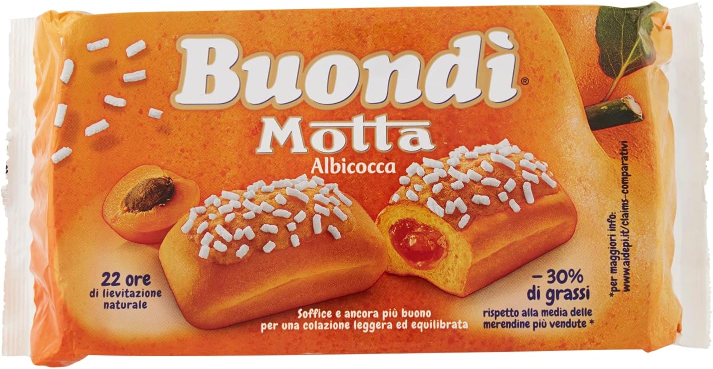 Buondi' Motta with Apricot Jam (258 grams)