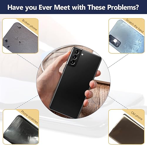 Miniatura 4 de Reemplazo para Samsung Galaxy S21 Plus 5G Reemplazo de vidrio trasero para Samsung Galaxy S21 Plus Reemplazo de vidrio trasero SM-G996U Cubierta de