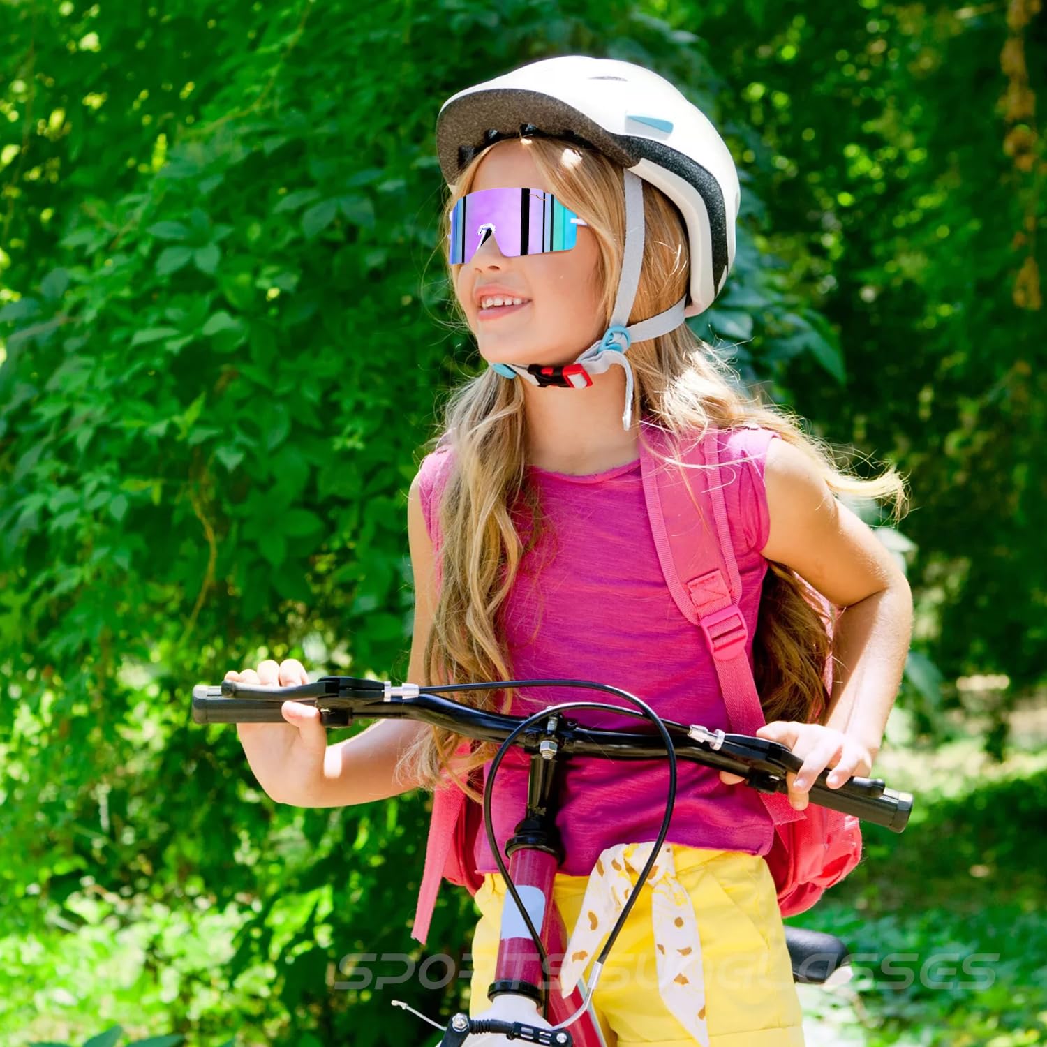 FMY Occhiali da ciclismo per uomini, donne e giovani, occhiali da sole sportivi polarizzati con protezione UV400, occhiali da sole da baseball