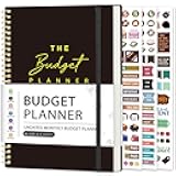 Budget Planner - Monthly Budget Book Undated with Expense & Bill Tracker - Undated 12 Month Financial Planner/Account Book calendar organizer to Take Control of Your Money