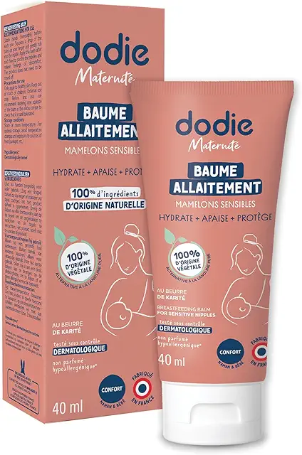 Baume Allaitement Dodie 40ml - Crème pour les Crevasses Allaitement