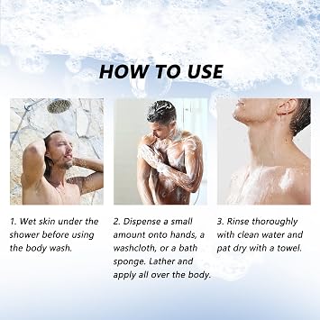 Mens Body Wash,Hydrating Shower Gel Bodywash,Deep Cleansing Men's Body Wash for All Skin,Moisturizing Body Wash for Men,27 fl oz