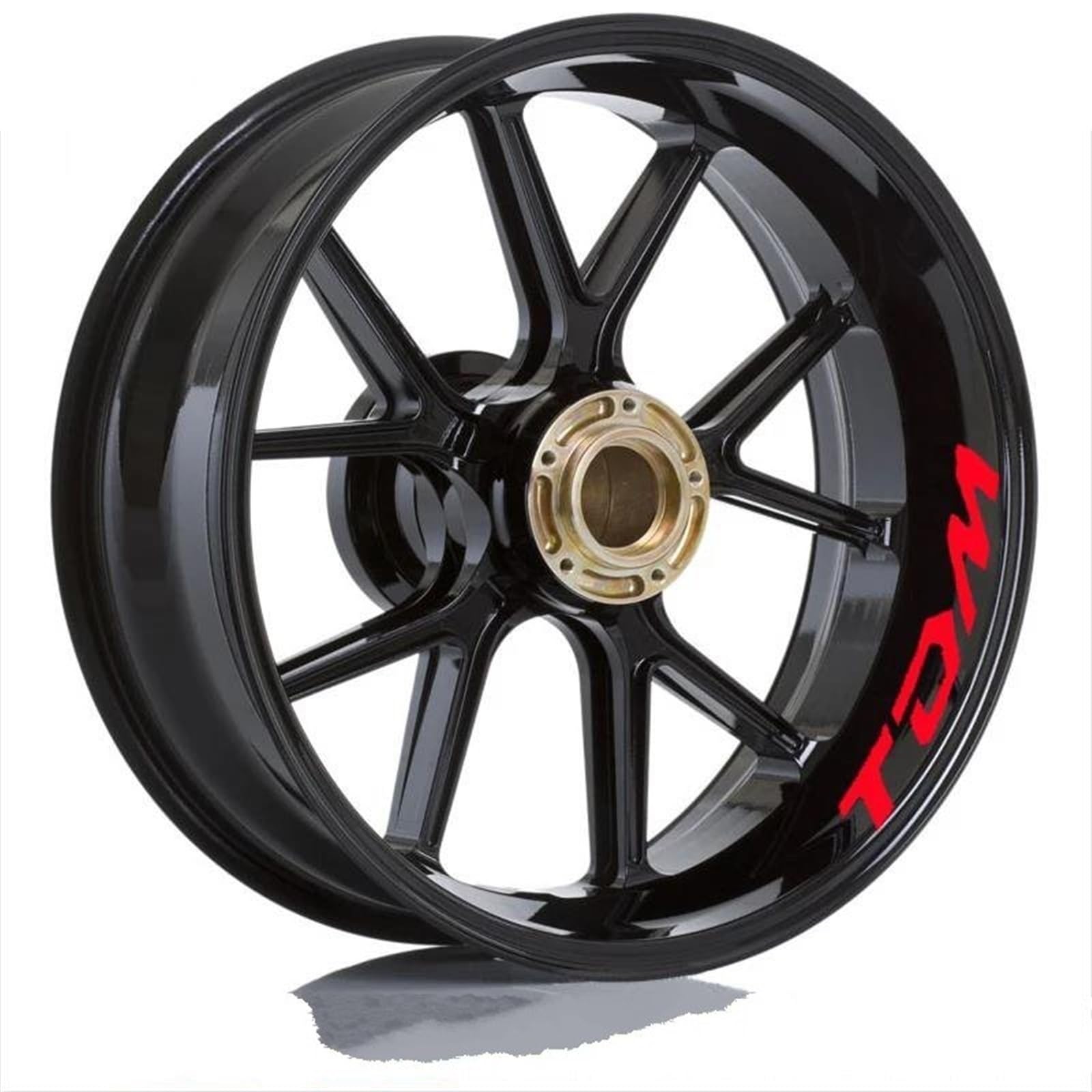 Motorcycle Accessories Reflective Rim Edge Stripes Wheel Stickers for Yamaha TDM 900(Color11)