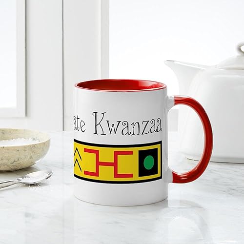 Vista 23 de CafePress Kwanzaa Principles - Taza de café de cerámica, taza de té, 11 onzas