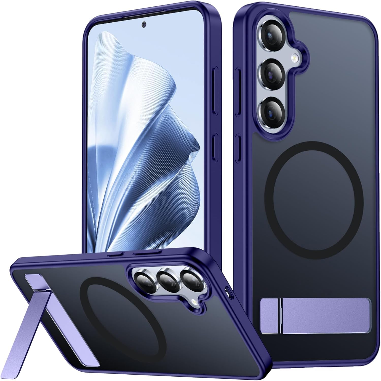 SPIDERCASE for Samsung Galaxy S25 Case,with Stand,Purple