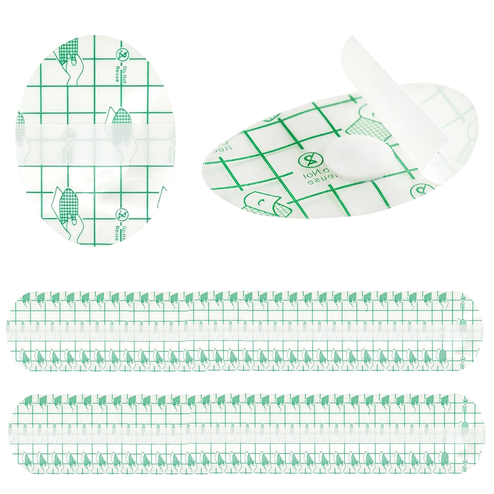 Cache Oreille Piscine Enfant - Patch Oreille Étanche pour Douche et Bain | 60 Pièces Autocollant de Protection Souple et Respirant avec Tampon de Coton Central pour La Natation la Douche Surf