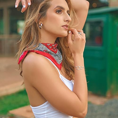 Vista 112 de FASHEWELRY Anillos de acero inoxidable 70cs con eslabones de corazón, 4 tamaños, de metal con forma de corazón, bisel abierto, conectores