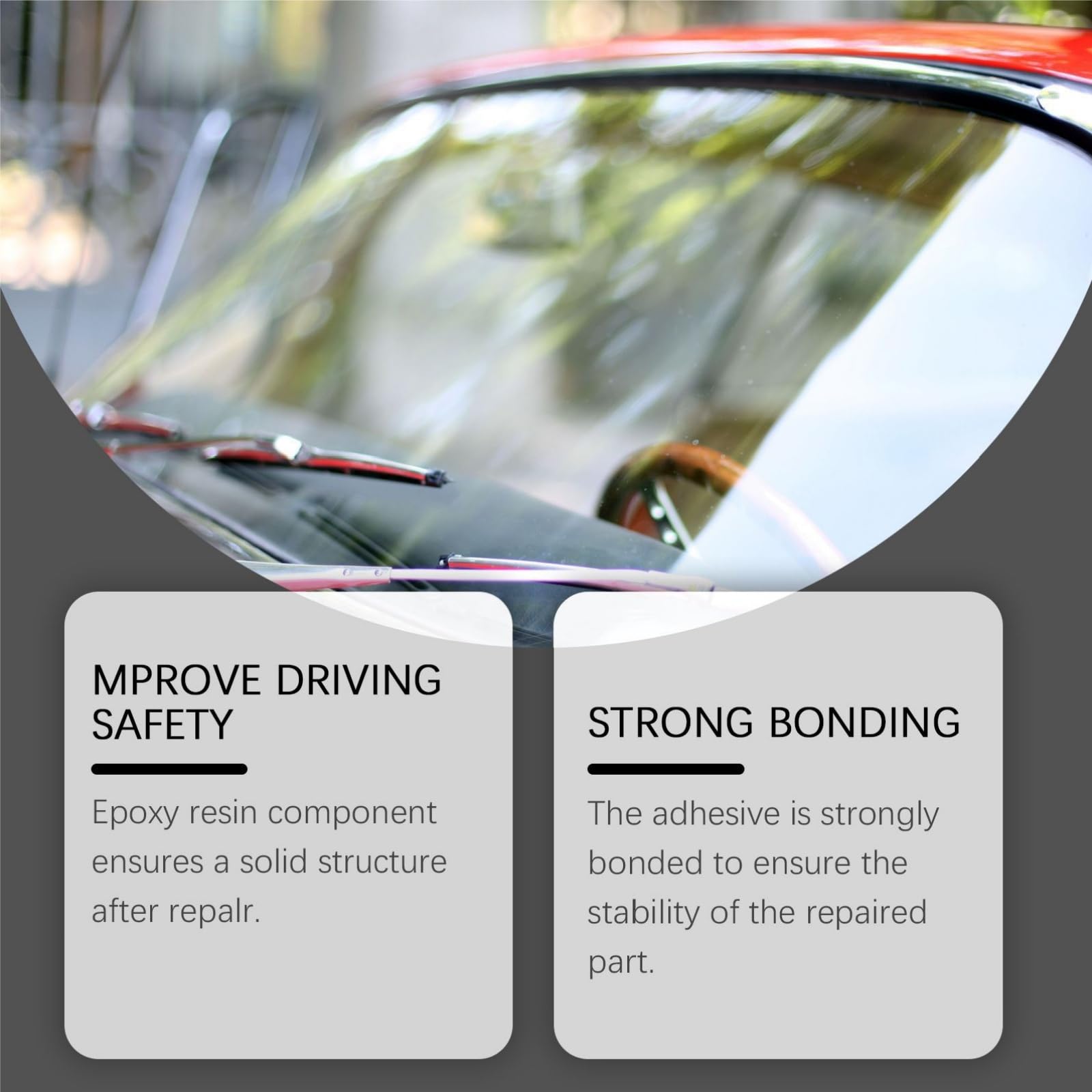 Windscreen Chip Repair Kit,Windscreen Repair Kit,DIY Glass Cracked Windshield Repair Kit,Advanced Glass Repair Kit for Windscreen Scratch Repair,Glass Scratch Remover for Cars,Glass Crack Repair — view 6