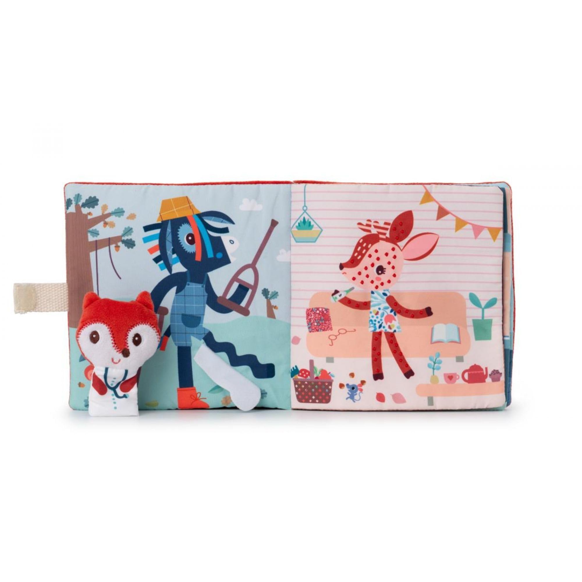 LILLIPUTIENS - Libro de Actividades Alice Doctora - Libro Interactivo para niños con Espacios Personalizables - Juguete de estimulación - Estimula la imaginación - Desde 12 Meses - 83534