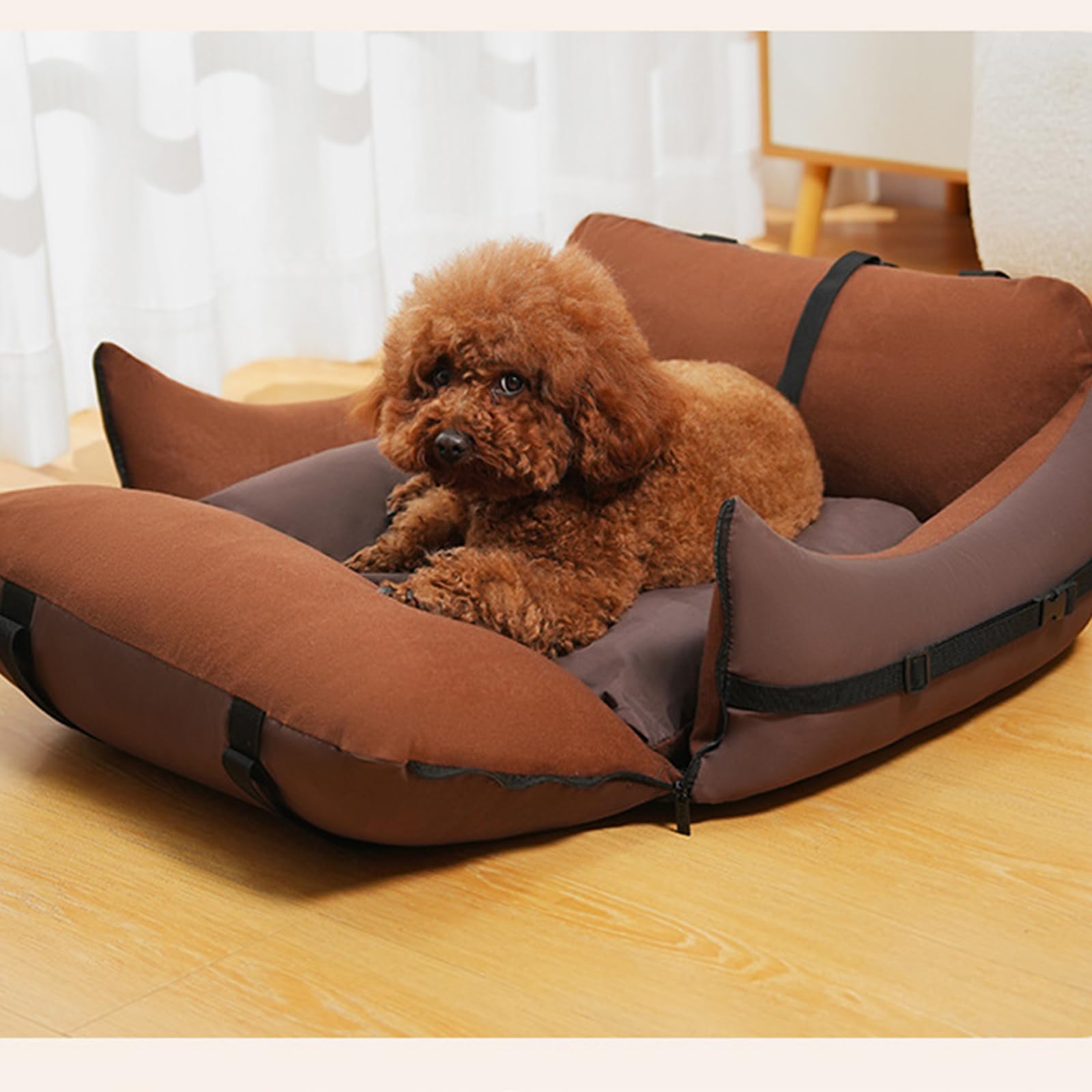 Amazon.co.jp: PiPiCat 犬用ドライブベッド 3way ドライブボックス