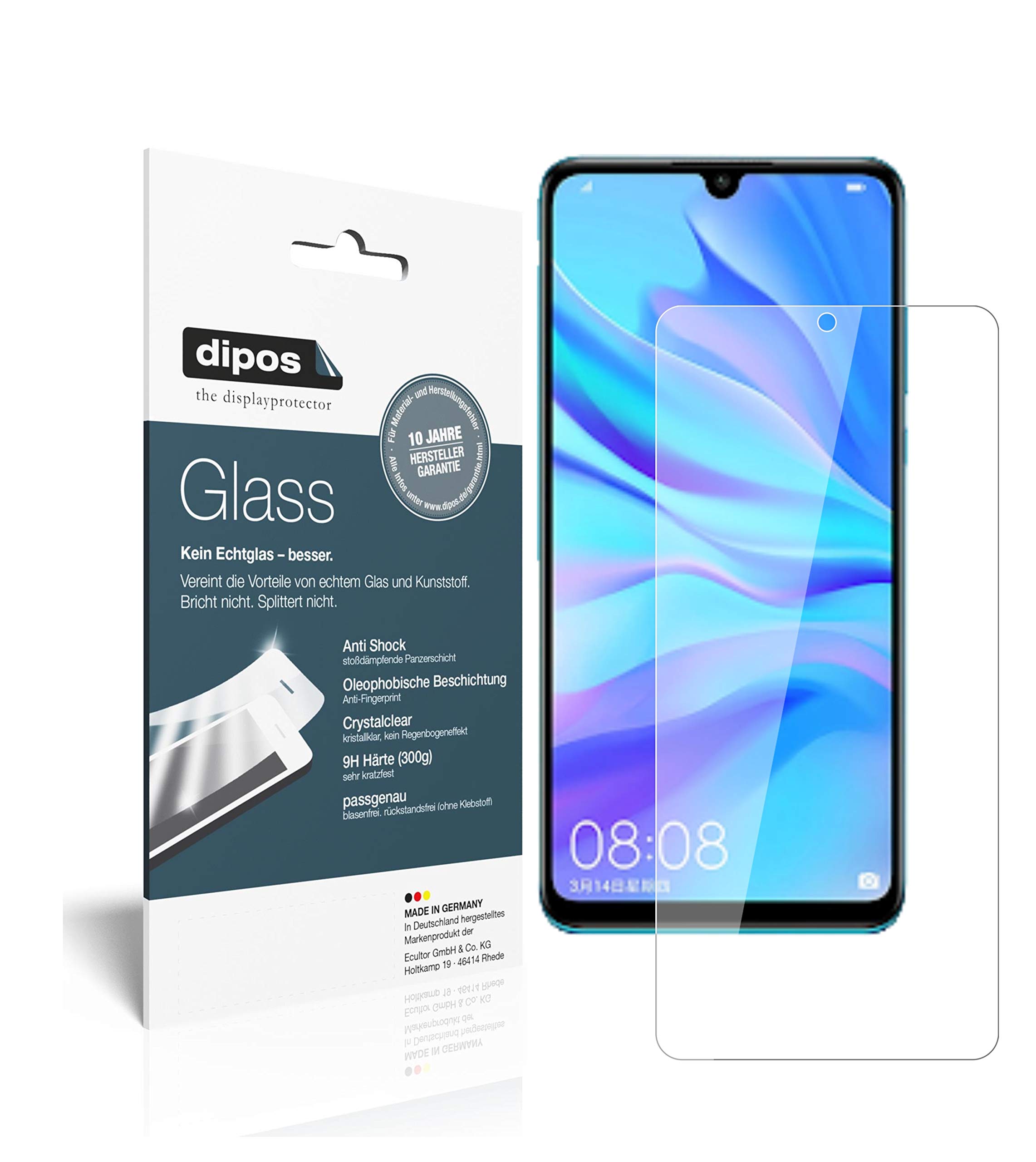 2x Dipos Displayschutzfolie Für Huawei Ascend G630 – Kratzfest, Blasenfrei, Made In Germany