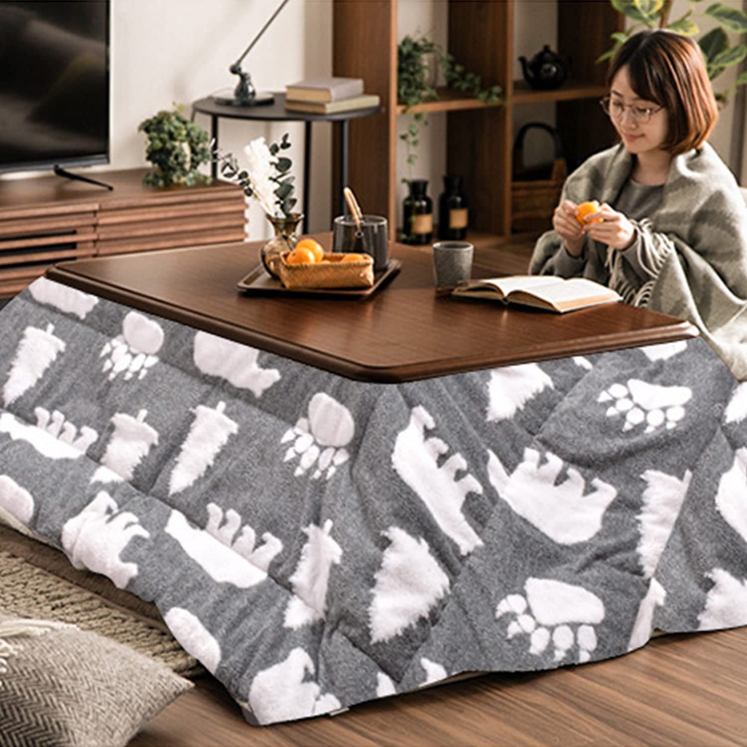 Buy Japanese kotatsu Table Set with Heater and Blanket, Electric