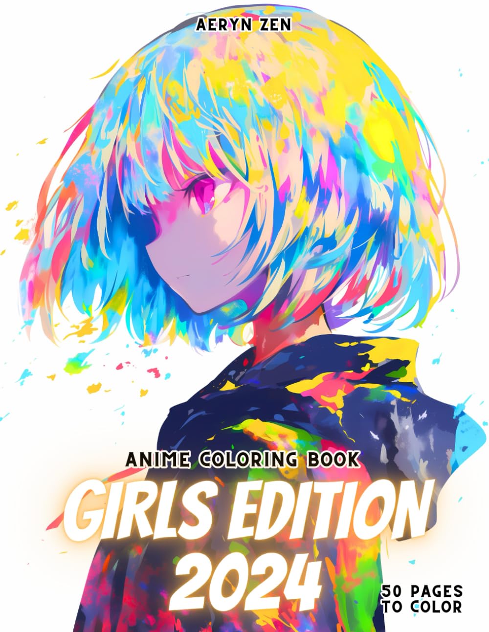 Anime Coloring Book: Girls Edition 2024