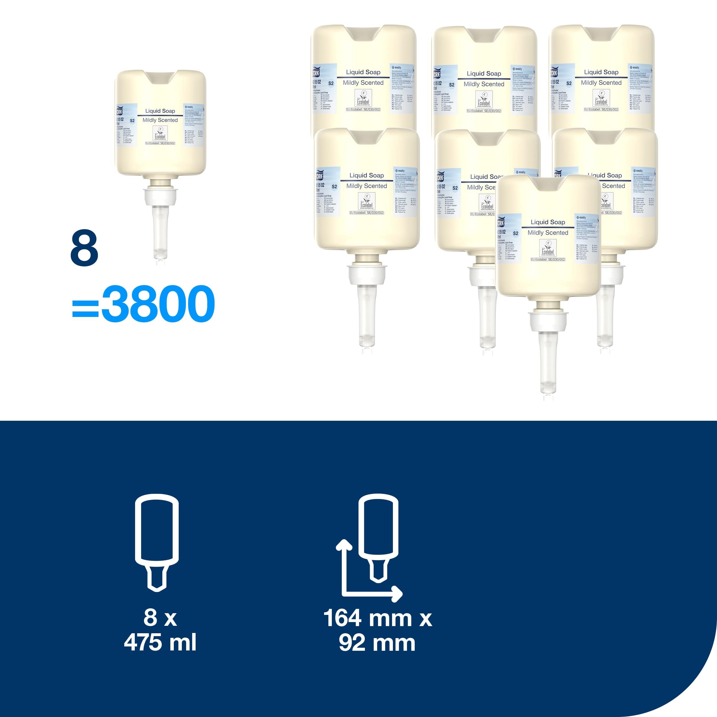Tork 420502 Mini sapone liquido mini, 8 pezzi