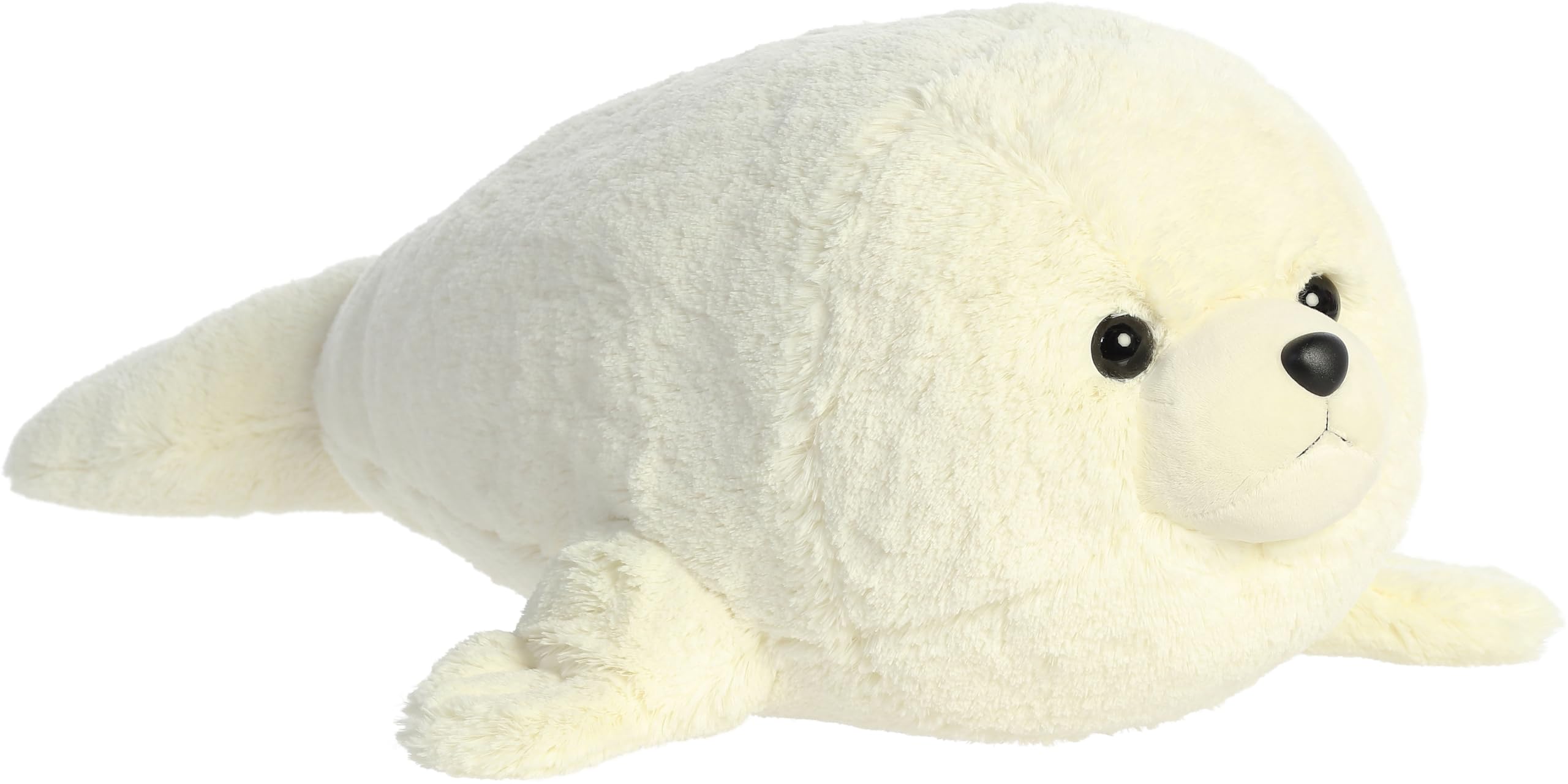Amazon.com: Aurora® Snuggly Super Flopsie™ Baby Harp Seal Stuffed
