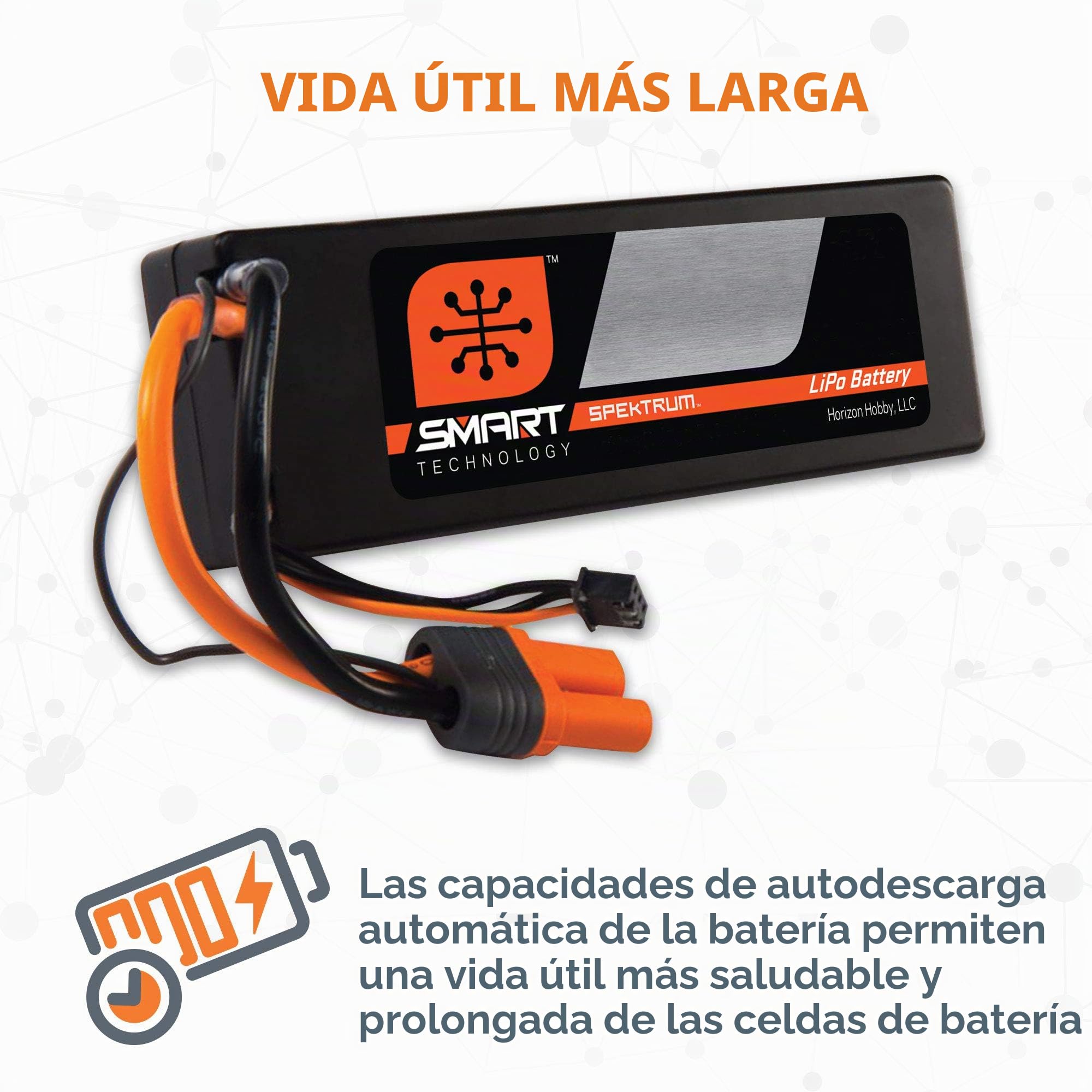11,1 V 5000 mAh 3S 100 C Smart Hard Case Batería: IC5