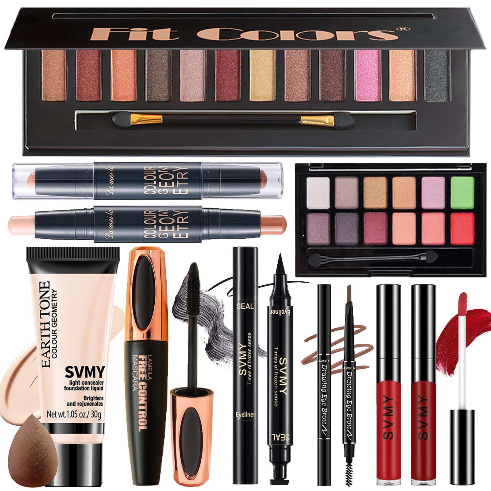 Makeup Set for Women, Makeup Full Kit for Beginners & Professionals, Travel Makeup Set for Teens & Adults, Makeup Gift Set for Girls, Eyeshadow
