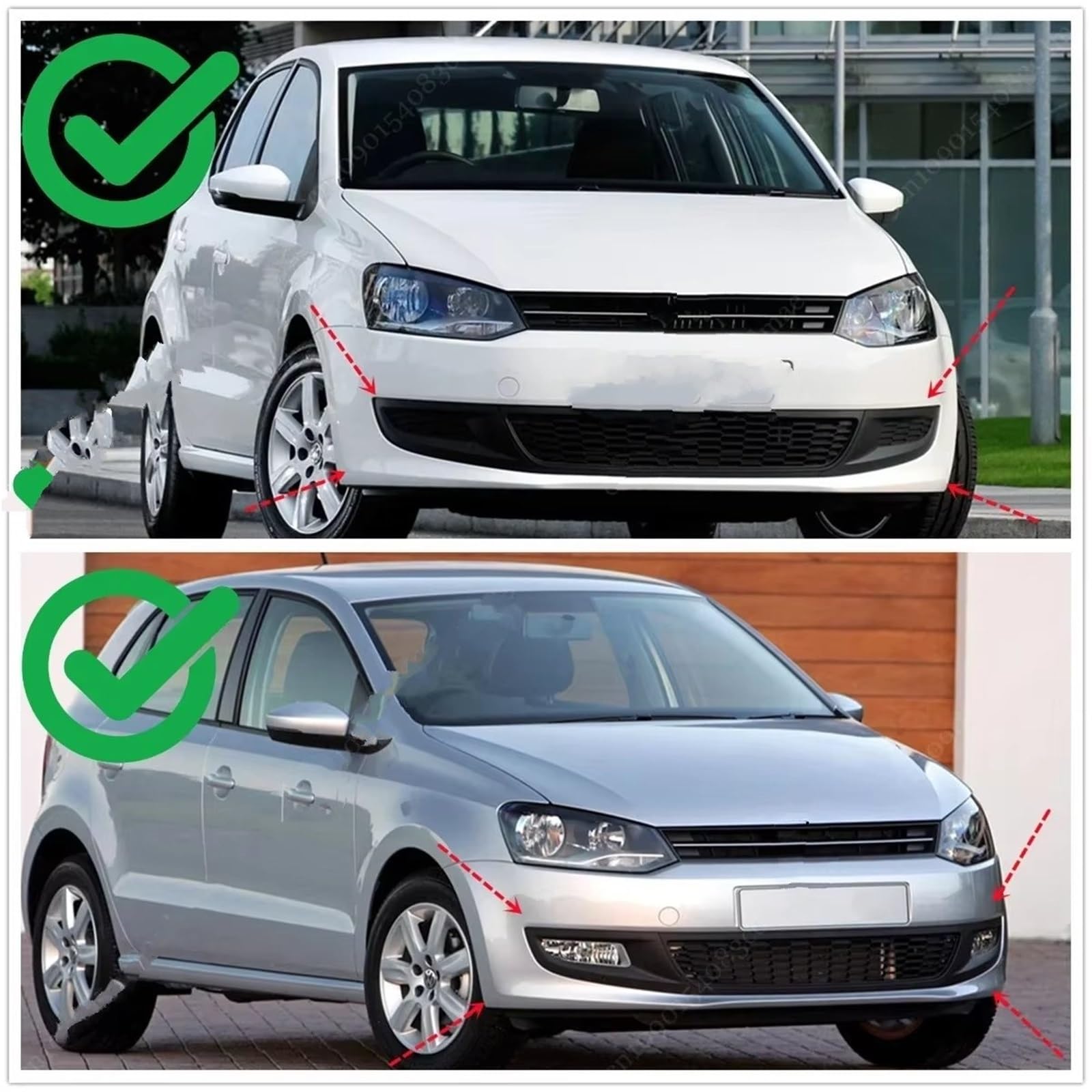 Auto Spoiler Per Per Polo 5 6R Standard Pre‑lifting
