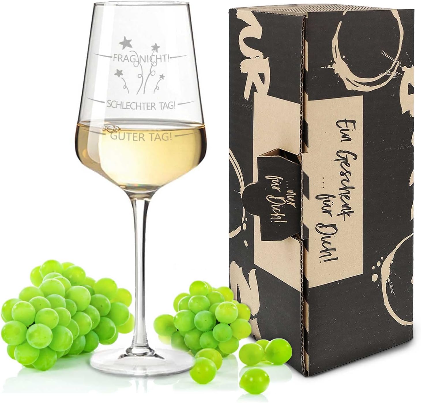 Wie War Dein Tag Weinglas XL Wie war Dein Tag-Weinglas (1x 550ml Glas) von Schott Zwiesel | Made