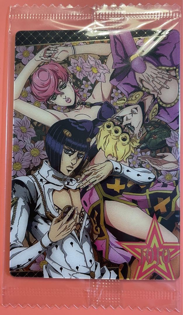 ジョジョの奇妙な冒険 25周年メモリアルカード ブチャラティ トリッシュ ミスタ ジョジョの奇妙な冒険 25周年メモリアルカード ブチャラティ