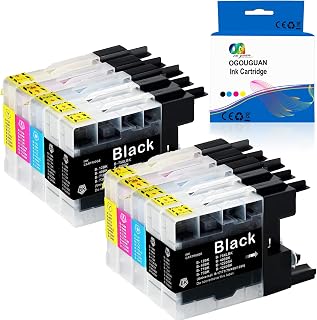 Compatible Ink Cartridges Replacement for Brother LC75 LC71 LC79 XL use for MFC-J6710DW MFC-J6910DW MFC-J835DW MFC-J430W MFC-J6510DW MFC-J280W (4BK 2C 2M 2Y 10PK)
