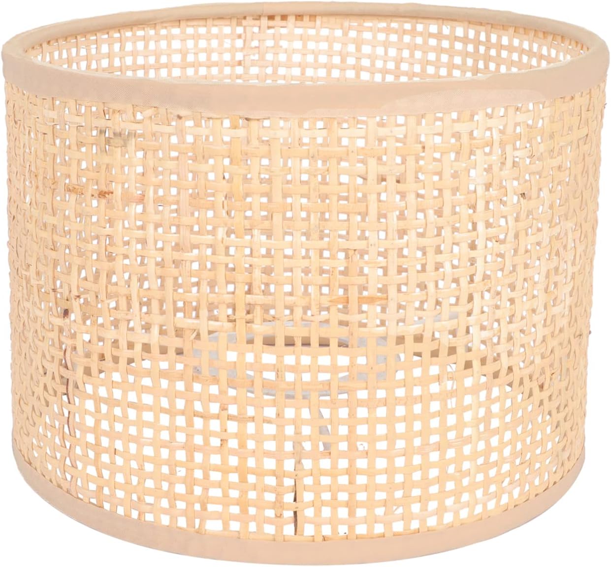 Drum Lamp Shades Replacement Decorative: Handmade Lamp Shade for Table Lamp Bedside Lamp Floor Lamp Drum Lampshade Classic Modern Khaki