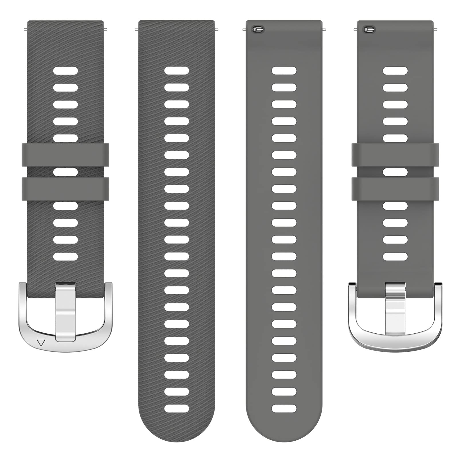 Silikonowy pasek do zegarka Garmin Forerunner 265/255 / Venu 2, 22 mm, Brak kamienia szlachetnego