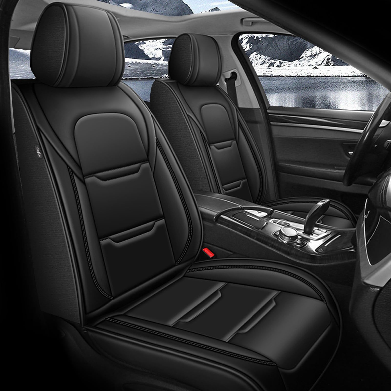 YORKNEIC Leather Front Seat Covers
