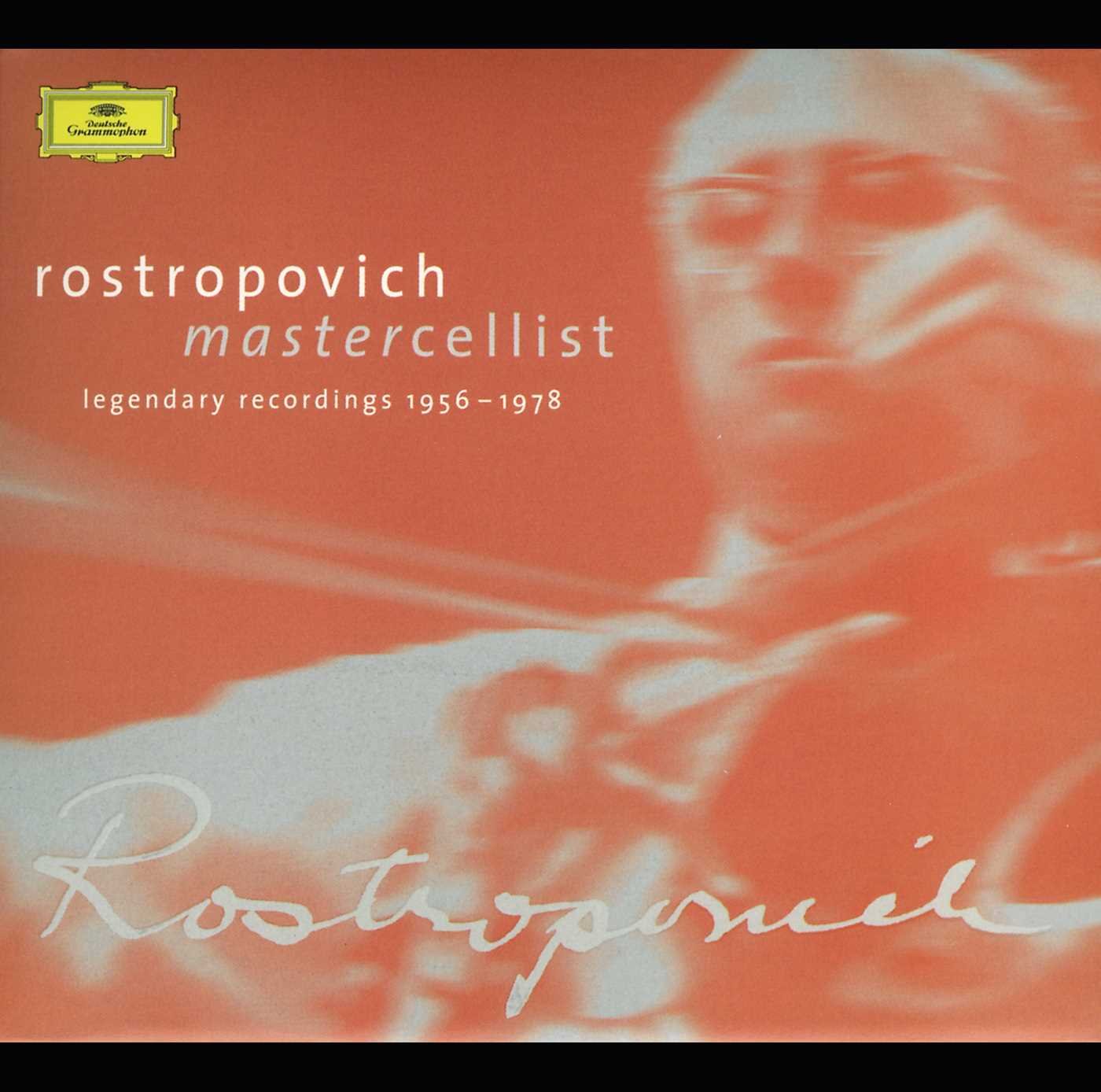 Master Cellist: Legendary Recordings 1956 - 1978 [Audio CD] Rostropovich Mstislav and Herbert von Karajan