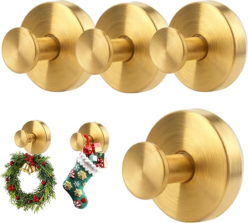 Miniatura 1 de Ganchos de ventosa para coronas de puerta en vidrio, ganchos de succión sin taladro, colgador de corona para puerta delantera, baño, cocina y ducha,