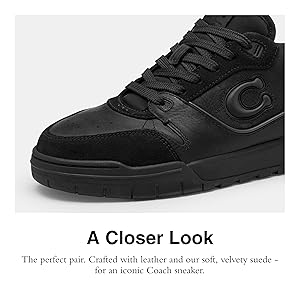 Amazon.com | Coach Women's Soho Sneaker, Black, 5 | Fashion Amazon.com | Coach Women's Soho Sneaker, Black, 5 | Fashion