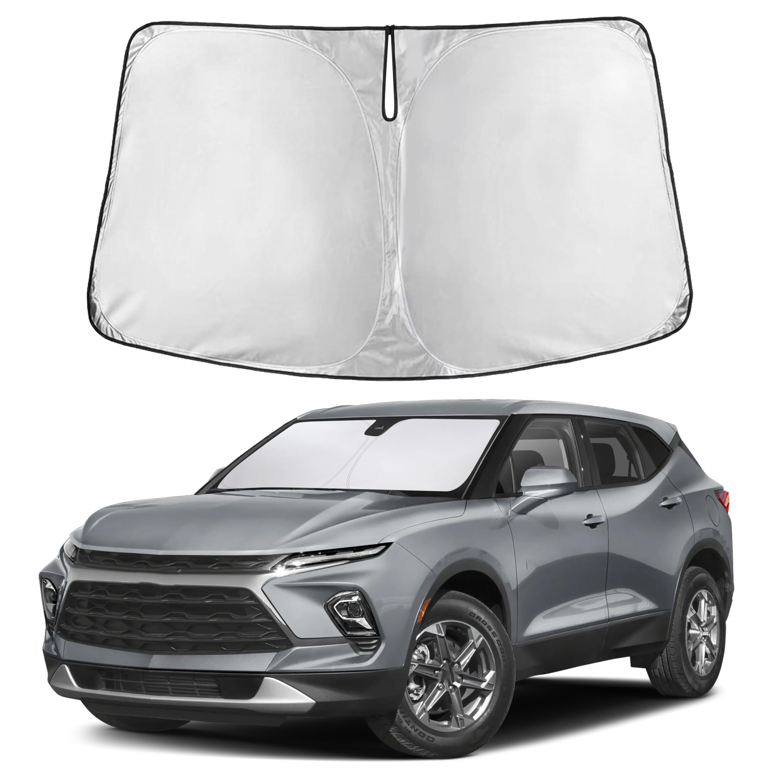 EcoNour Windshield Sunshade Compatible for Chevrolet Blaze 2019-2025 2026
