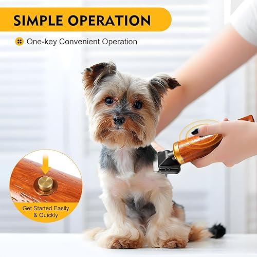 Miniatura 5 de Tijeras de oveja, cortadora eléctrica profesional de 55 W, kit de cortadora de aseo de animales para perros, gatos, cabras, alpaca, llamas, conejos