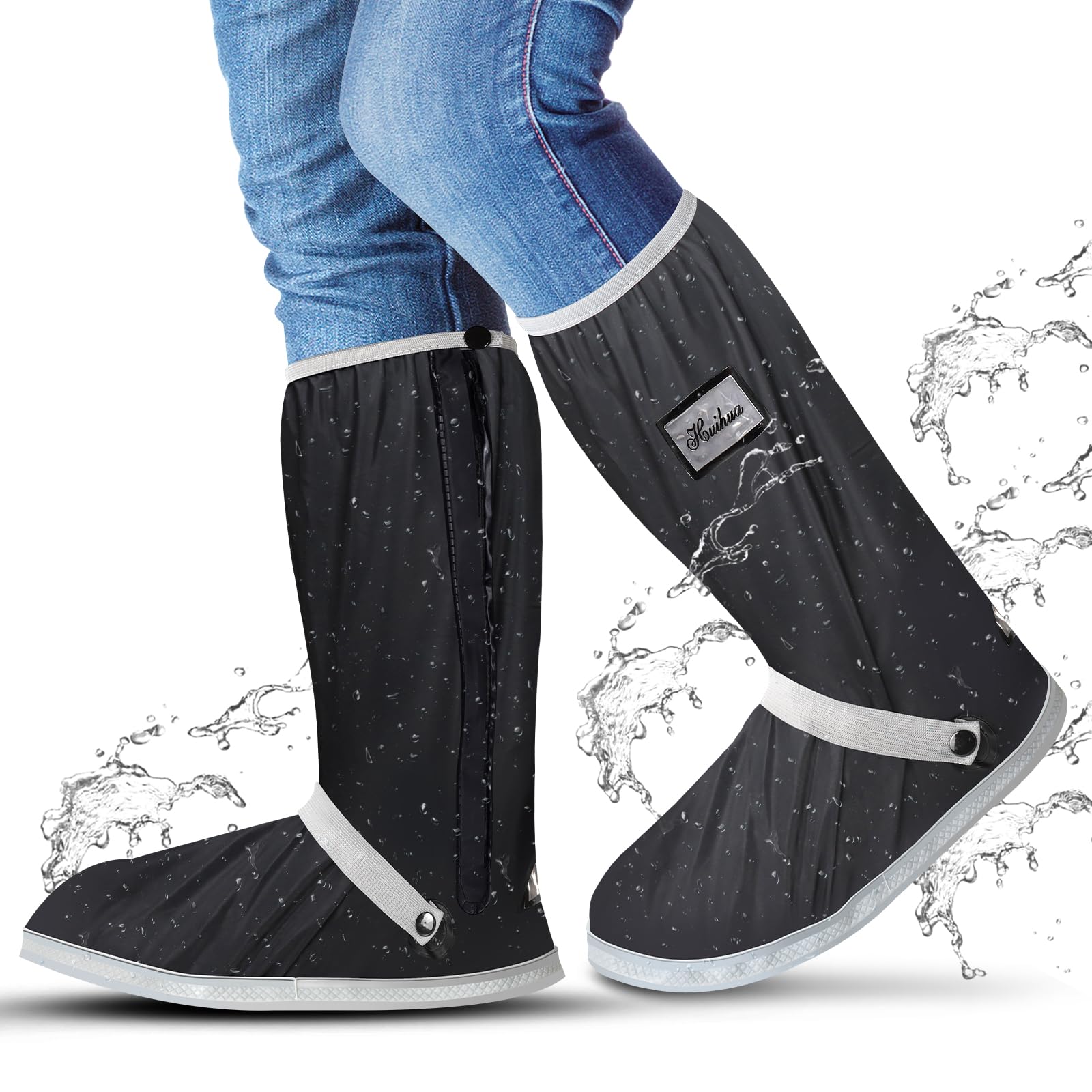 Couvre-Chaussures Imperméables NATUCE - Réutilisables, Antidérapants - Taille M/L/XL - Pluie Et Neige