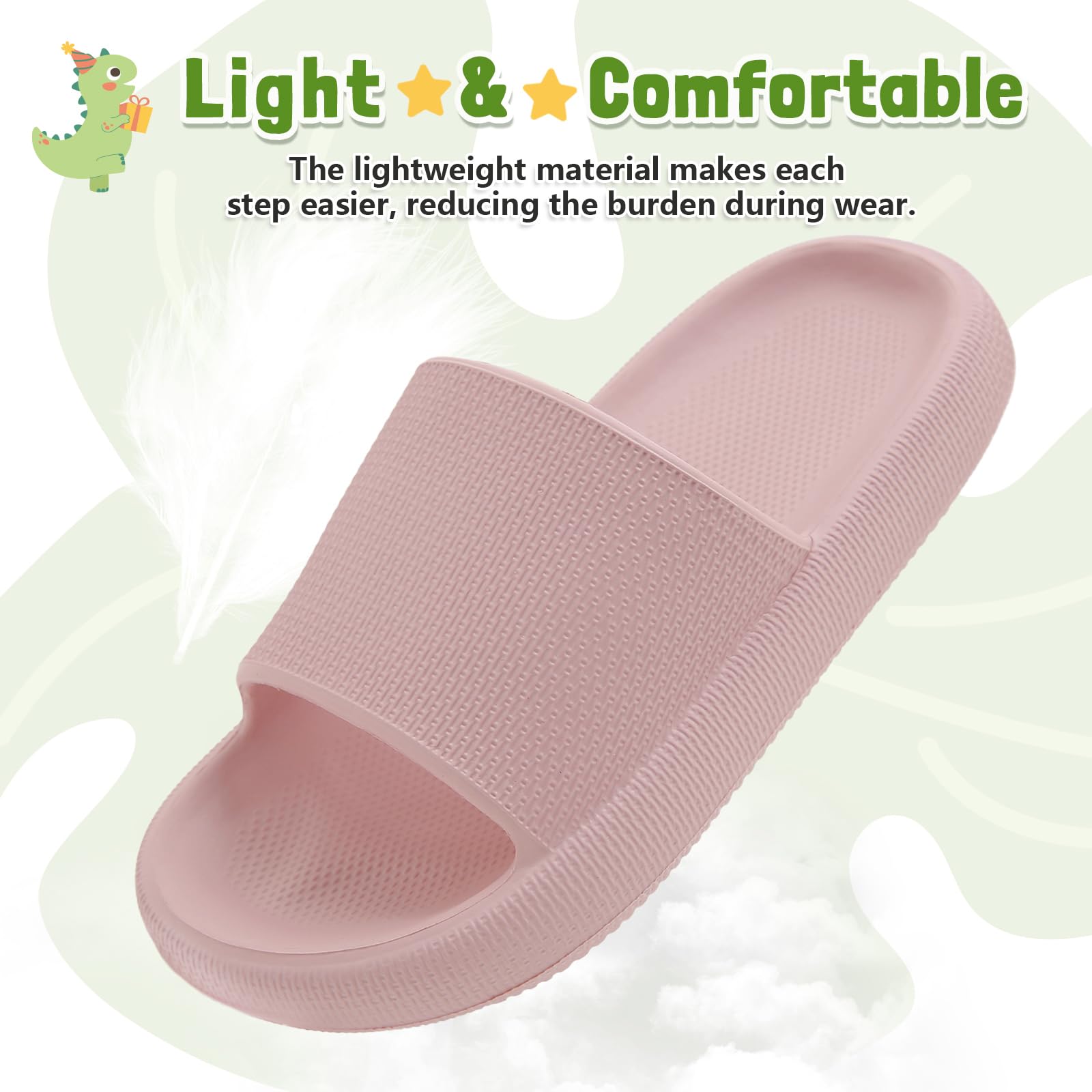 Chanclas Niña Piscina Zapatillas de Baño Playa Niño Verano Ligera Antideslizante Sandalias de Ducha para Interior y Exterior