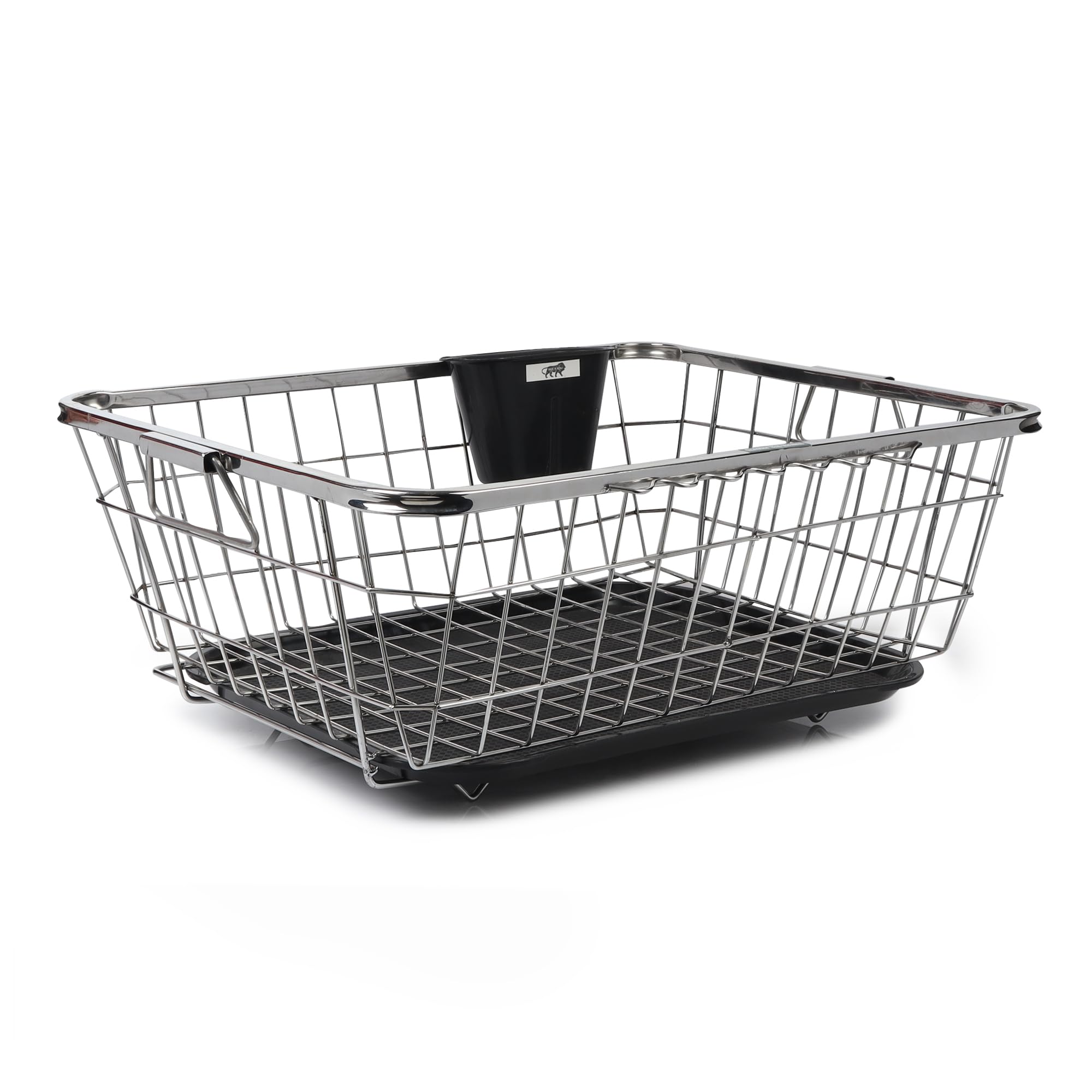 Houseware Stainless Steel Dish Drainer Basket for Kitchen Utensils/Dish Drying Rack with Drainer Plate Stand Bartan Basket (Model 01) (B0DHXL1L9L) Amazon Price History, Amazon Price Tracker