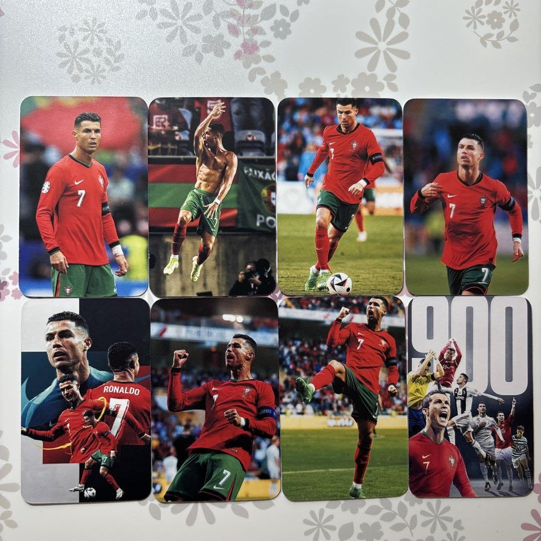 Amazon.co.jp: クリスティアーノロナウド サッカーカード 8枚