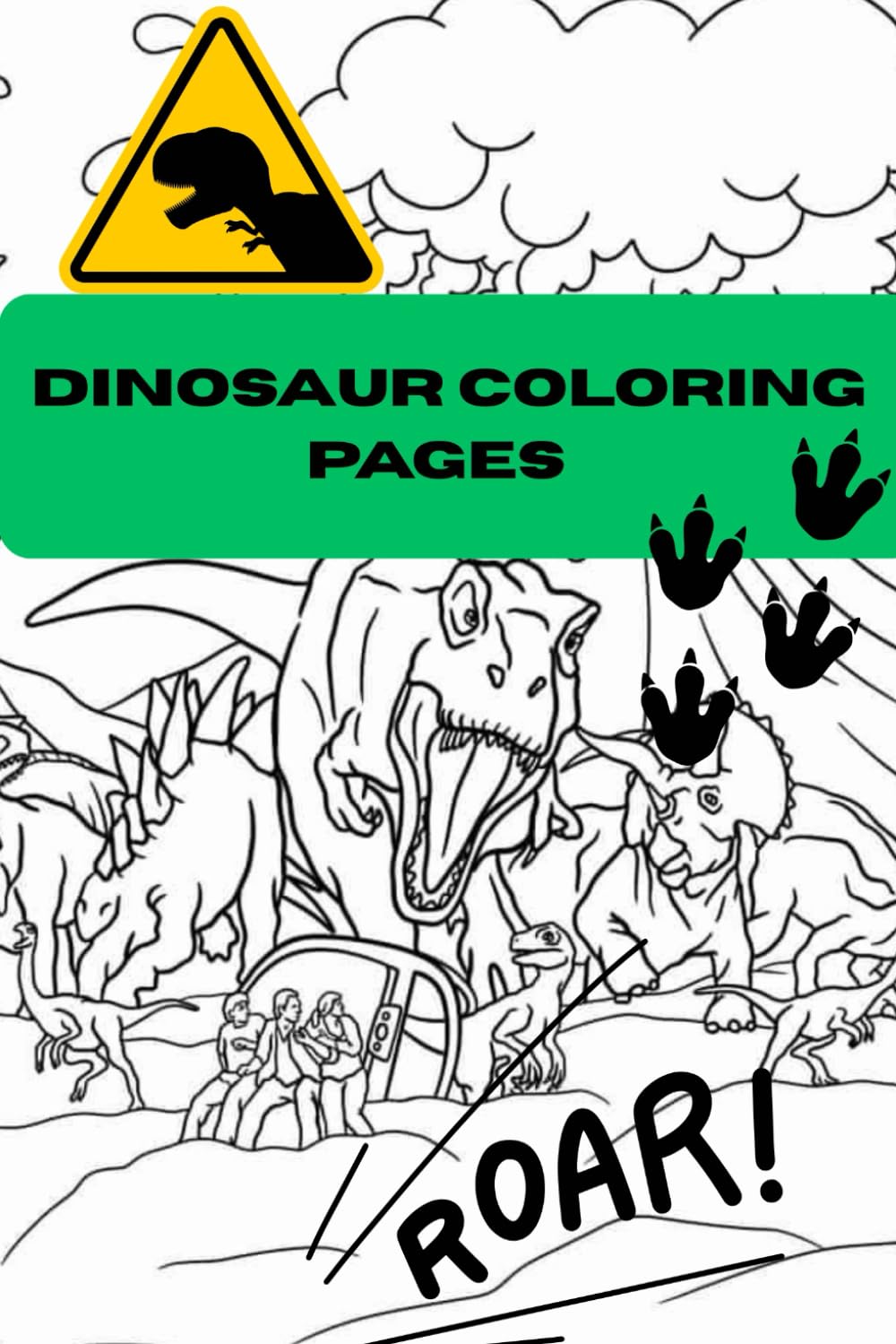 Coloring pages of dinosaurs