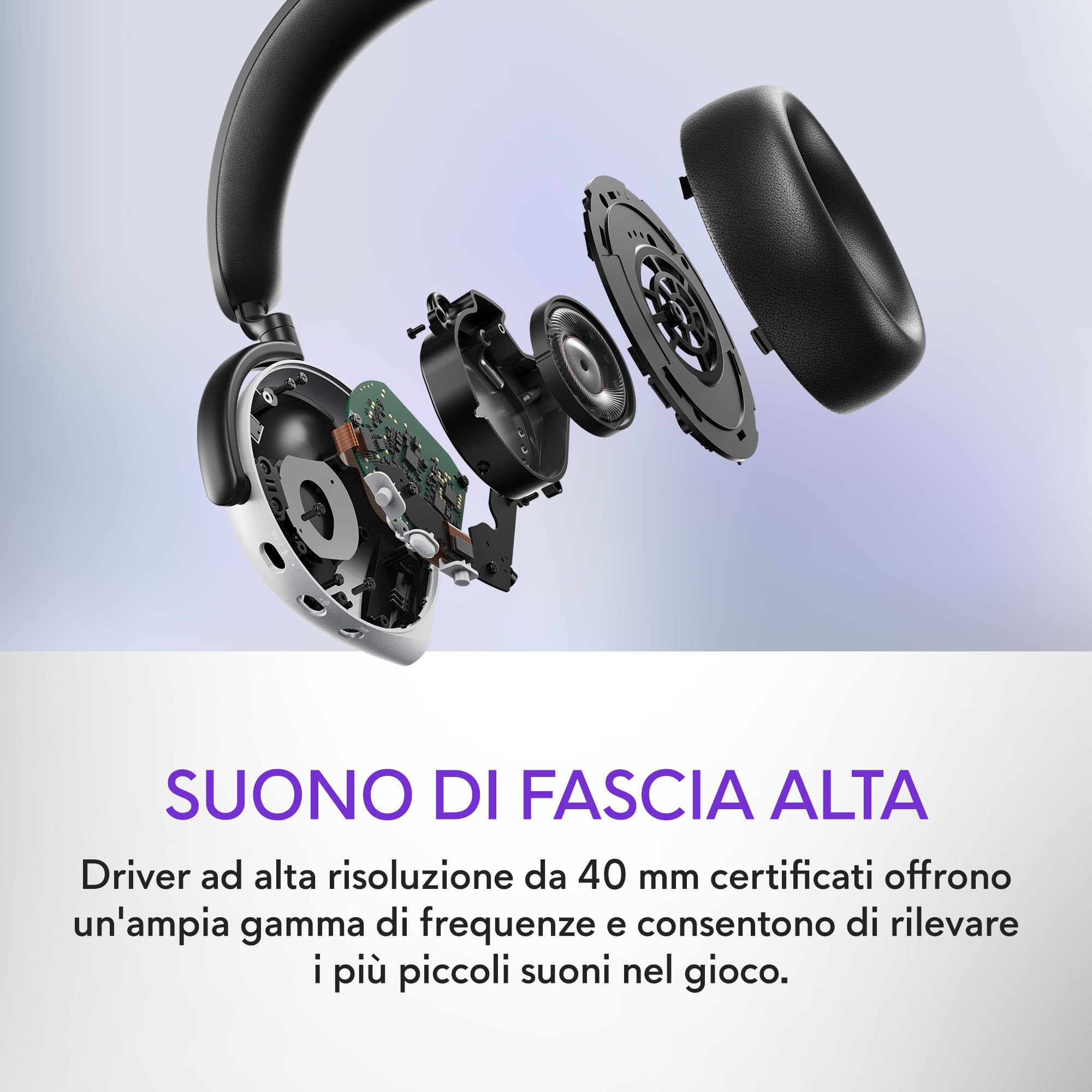 Alienware Dell Gaming Headset AW920H Tri-Mode Built-in microphone. Lunar Light. Wireless. On-Ear. Noice canceling