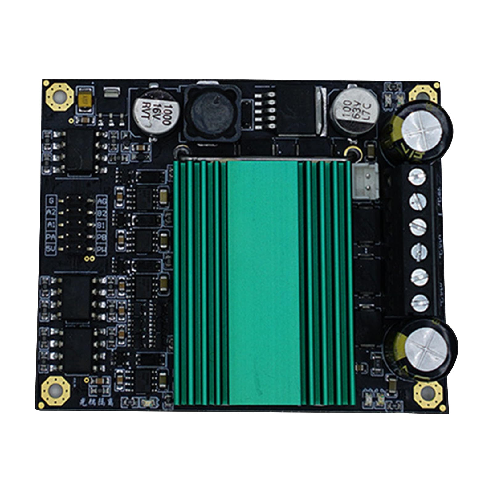 Módulo De Controlador De Motor De Puente H Doble De 100 a De Potencia Entrada De 12 V 48 V Diseño De Disipación De Calor Eficiente Controlador De Motor PCB De Doble Canal
